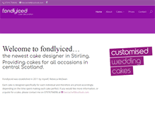 Tablet Screenshot of fondlyiced.co.uk